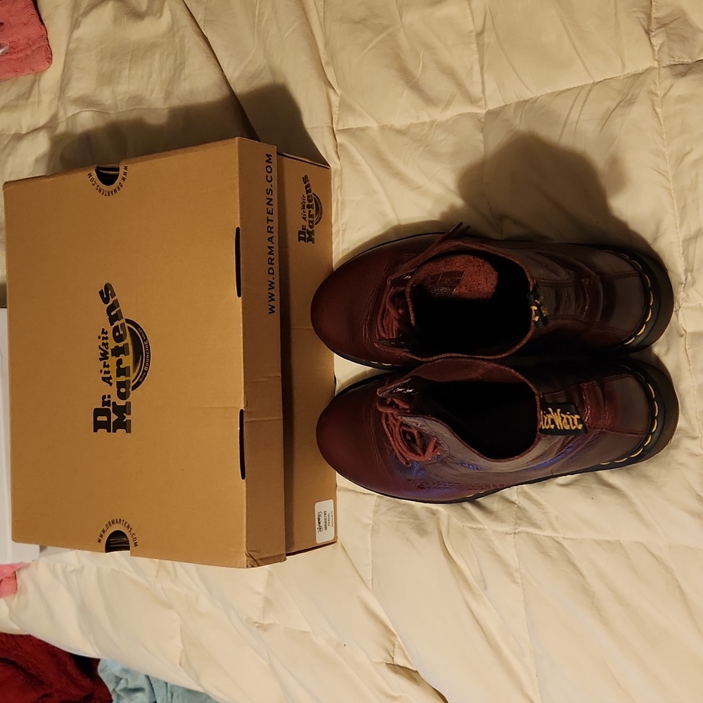 Dr. Martens AirWair Soft Leather Pascal Boot in Wine (color)